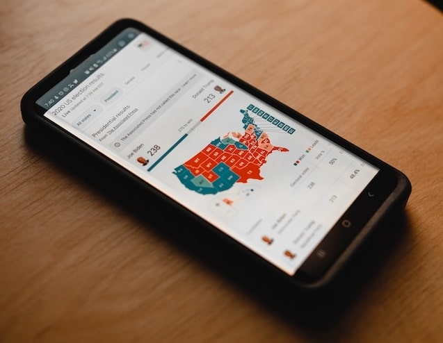 2020 Election Voting Map by Photo by Clay Banks on Unsplash