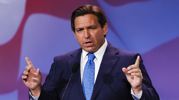 Florida Gov. Ron DeSantis, a Republican, is expected by many to announce his candidacy for president in the coming weeks or months. Speaking here at the Republican Jewish Coalition Annual Leadership Meeting in Las Vegas on Nov. 19, 2022.
